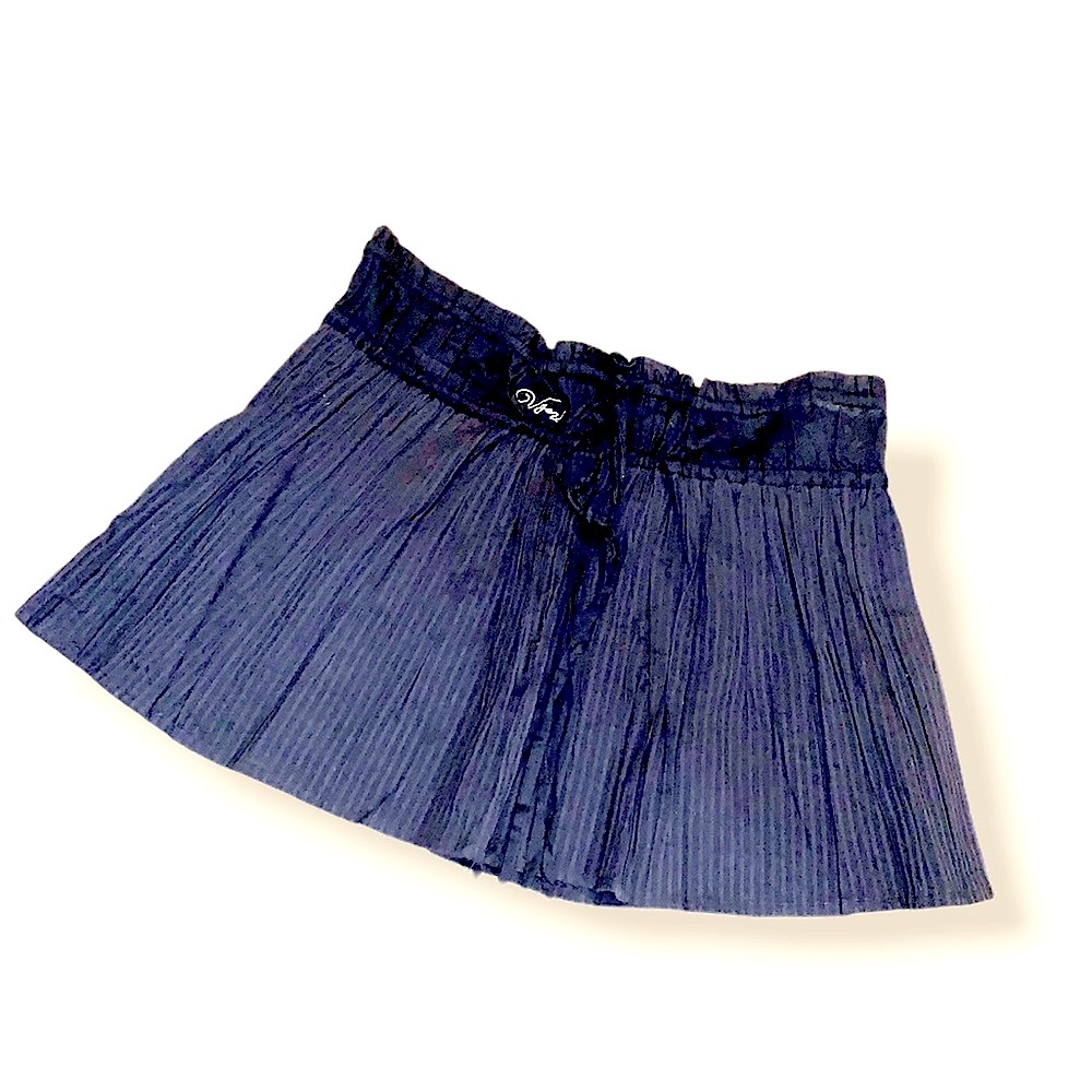 Vintage Vans black drawstring skirt NWT